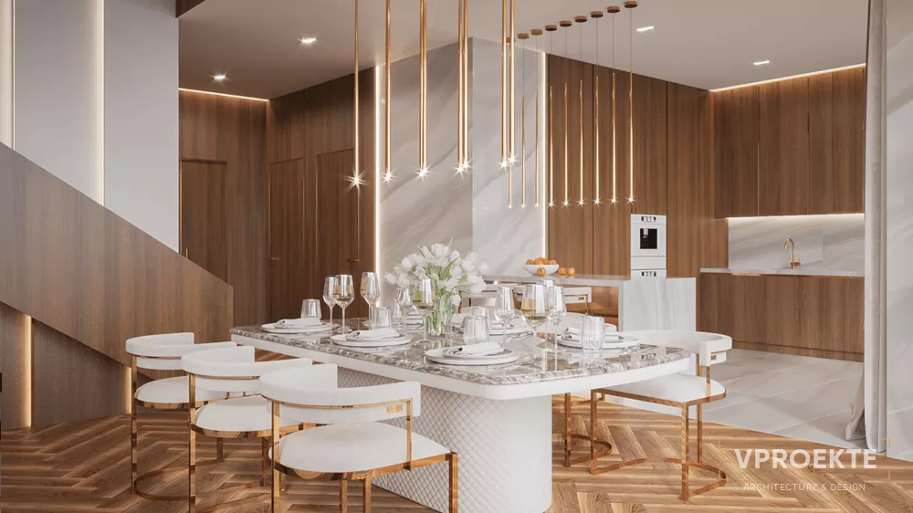 КОТТЕДЖ В НЕОКЛАССИЧЕСКОМ СТИЛЕ GOLD ACCENT