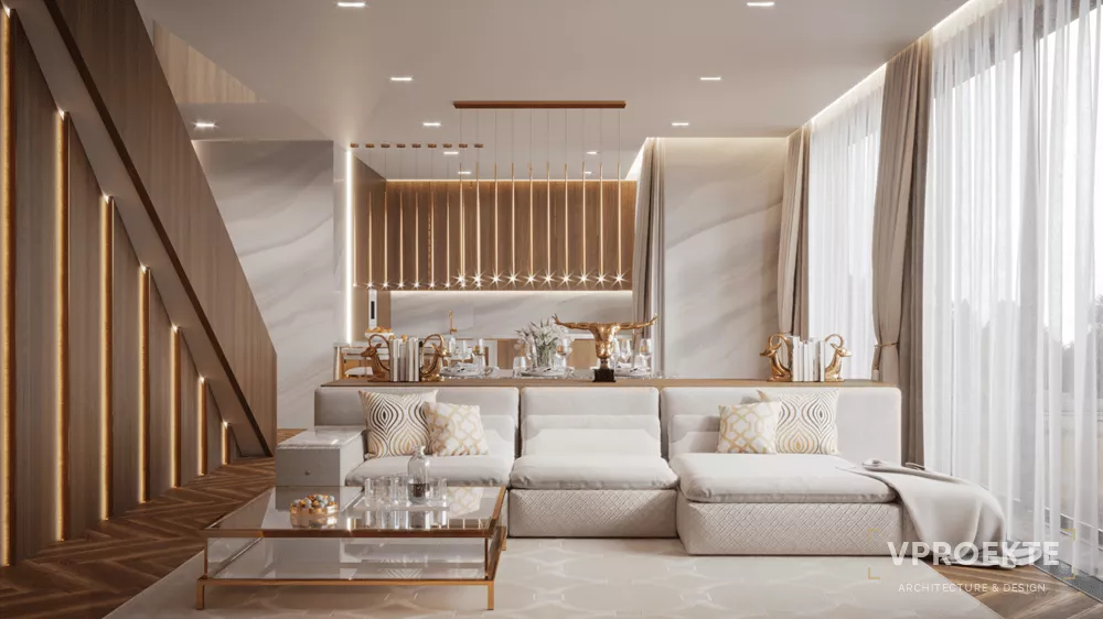 КОТТЕДЖ В НЕОКЛАССИЧЕСКОМ СТИЛЕ GOLD ACCENT