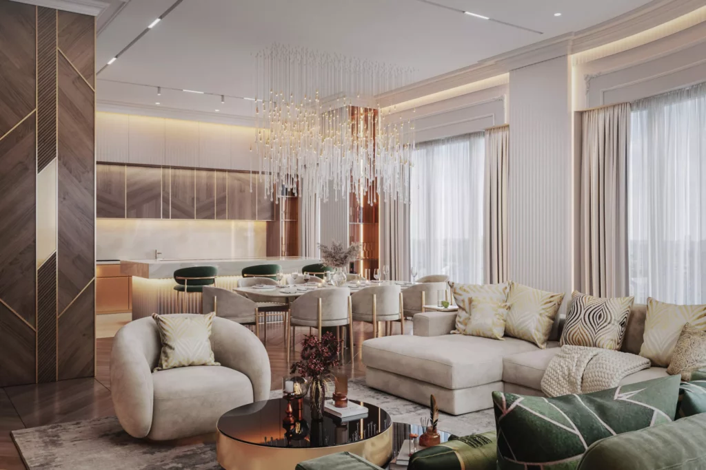 ДИЗАЙН ИНТЕРЬЕРА КВАРТИРЫ В ЖК “САДОВЫЕ КВАРТАЛЫ”