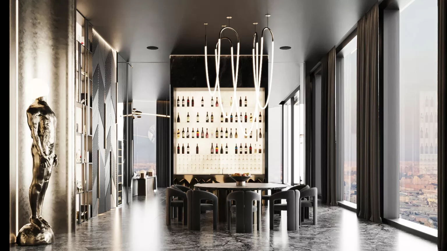 ПЕНТХАУС В CAPITAL TOWERS